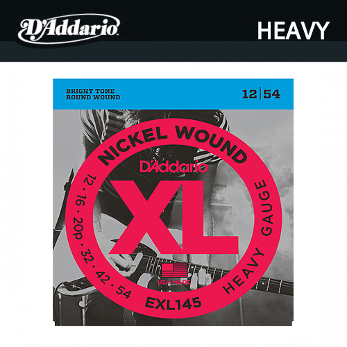 다다리오(Daddario) Nickel Wound Heavy (012-054) / EXL145 / 일렉기타줄 / 일렉기타스트링