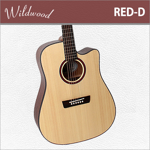 [당일배송] Wildwood Red-D / 와일드우드 레드D / 국내생산 / 탑솔리드 통기타