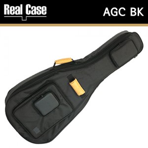 [당일배송] 리얼케이스 AGC 블랙 / RealCase AGC Black / RealCase Acoustic Guitar Case / 리얼케이스 통기타 케이스 / 리얼케이스 통기타 가방
