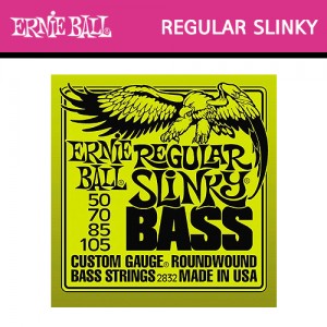 어니볼(ErnieBall) Nickel Wound Electric Regular Slinky Bass (050-105) / 2832 / 베이스기타줄 / 베이스기타스트링