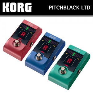 코르그(KORG) 피치블랙 한정판 / PitchBlack Limited / 스테이지 튜너 / 크로매틱 페달 튜너
