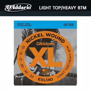 다다리오(Daddario) Nickel Wound Light Top Heavy Bottom (010-052) / EXL140 / 일렉기타줄 / 일렉기타스트링