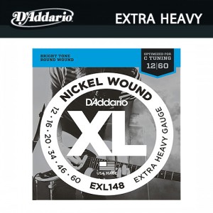 다다리오(Daddario) Nickel Wound Extra Heavy (012-060) / EXL148 / 일렉기타줄 / 일렉기타스트링