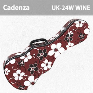 [당일배송] 카덴자 UK-24W 와인 / Cadenza UK-24W Wine / 카덴자 콘서트 우쿨렐레/우크렐레 하드케이스