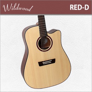 [당일배송] Wildwood Red-D / 와일드우드 레드D / 국내생산 / 탑솔리드 통기타