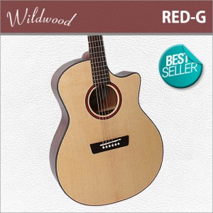 [당일배송] Wildwood Red-G / 와일드우드 레드G / 국내생산 / 탑솔리드 통기타