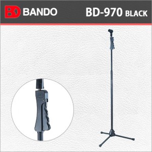 반도스탠드 BD 970 Black / Bandostand BD 970 Black / 반도 일자형 접이식 컬러 마이크스탠드 / 자동형 원터치 마이크스탠드