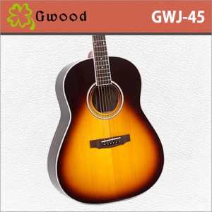 [당일배송] 지우드 GWJ-45 / Gwood GWJ45 / 국내생산 / 올솔리드 통기타