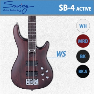 [당일배송] 스윙 SB-4 Active / Swing SB4 Active / 다양한 컬러 / 입문용 추천 베이스기타