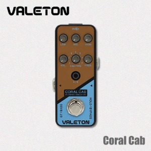 Valeton Coral Cab CRL-6 / 28종 캐비넷 시뮬레이션 페달 이펙터 [당일배송]