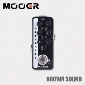 무어 오디오 Micro Preamp 015 - BROWN SOUND (Peavey 5150) 이펙터 / 당일배송
