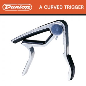 던롭(Dunlop) Acoustic Curved Trigger Capo / 어쿠스틱기타 카포 / 통기타 카포 / 커브카포